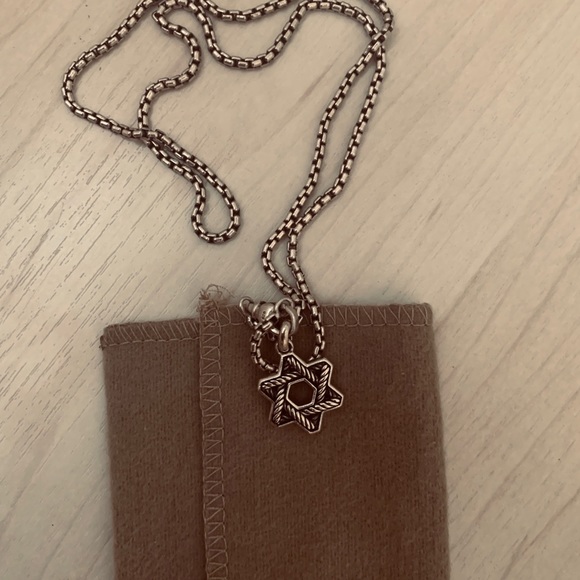 David Yurman Star of David necklace - Picture 2 of 4